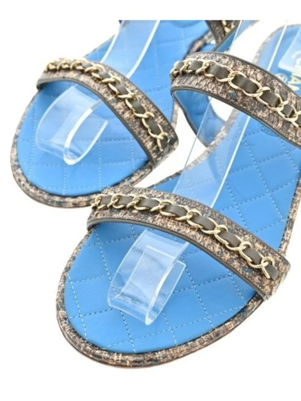 Chanel Sandals Brown